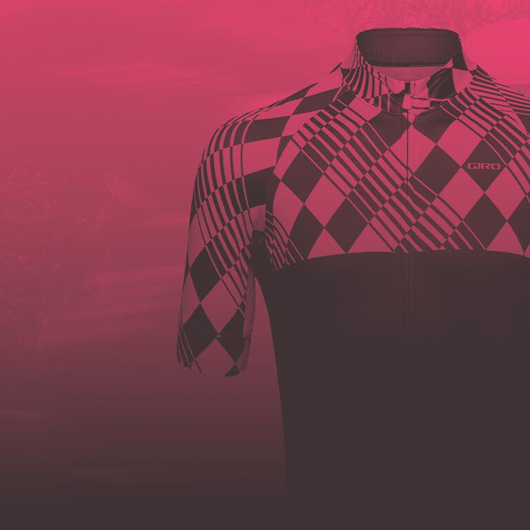 Grey and white Giro road cycling jersey