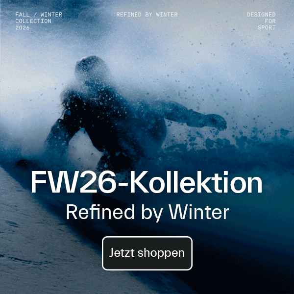 Die FW27-Kollektion greift dieses Gefühl auf: Refined by Winter. Designed for Sport.